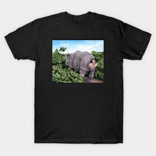 Ace Ventura Rhinos Scene T-Shirt